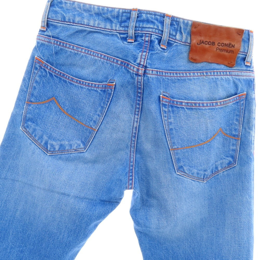【中古】ヤコブコーエン JACOB COHEN Premium NICK デニムパンツ ライトブルー【サイズ28】【 状態ランクB 】【 メンズ 】[CPD]