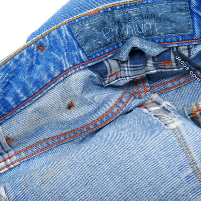 【中古】ヤコブコーエン JACOB COHEN Premium NICK デニムパンツ ライトブルー【 28 】【 状態ランクB 】【 メンズ 】