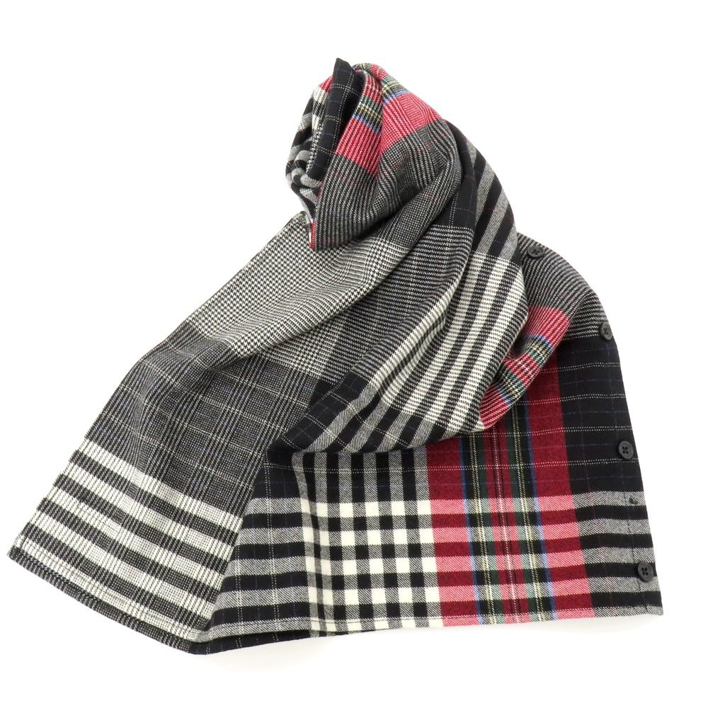 【中古】エンジニアードガーメンツ Engineered Garments チェック ウール ショール グレーxブラック【 状態ランクB 】【 メンズ 】 [APD]