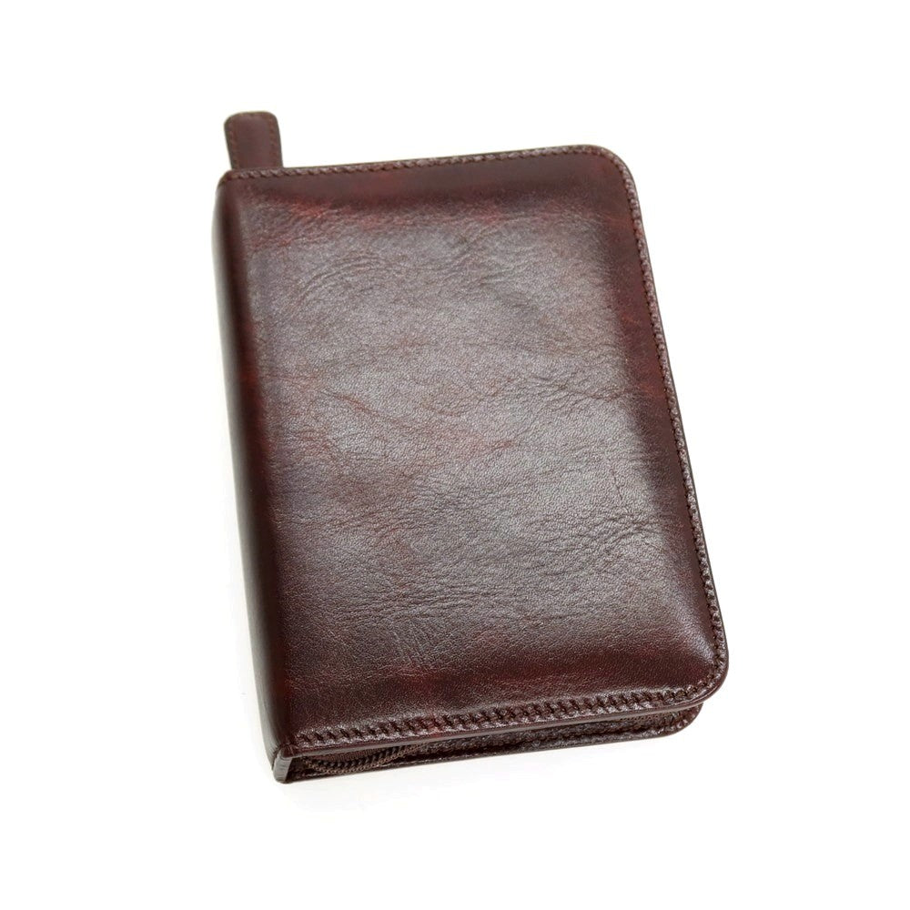 【中古】トリムトウキョウ trim tokyo レザー 手帳カバー・ペンケース ダークブラウン【 状態ランクB 】【 メンズ 】