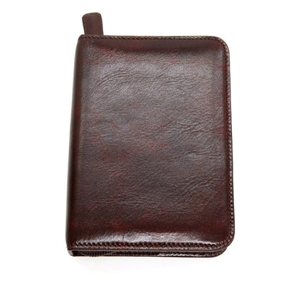 【中古】トリムトウキョウ trim tokyo レザー 手帳カバー・ペンケース ダークブラウン【 状態ランクB 】【 メンズ 】