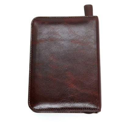 【中古】トリムトウキョウ trim tokyo レザー 手帳カバー・ペンケース ダークブラウン【 状態ランクB 】【 メンズ 】