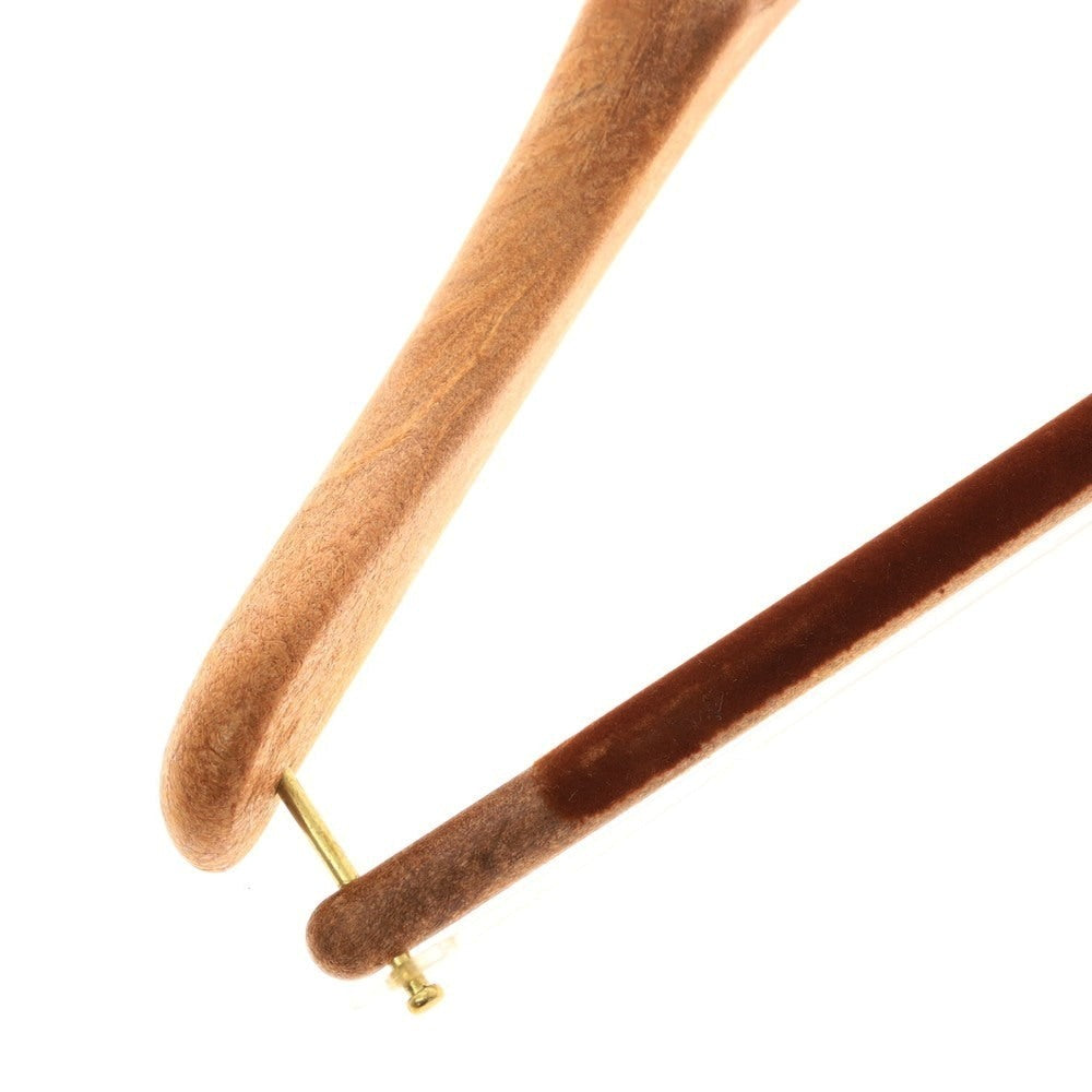 【中古】マイネッティ Mainetti 3本セット ハンガー ブラウンxゴールド【サイズ40】【 状態ランクB 】【 メンズ 】