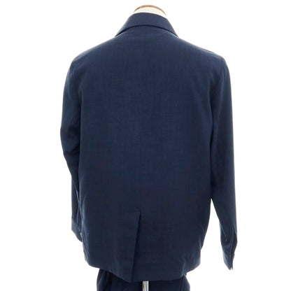 【新品】ガウディ GAUDI 26SS ポリエステル セットアップ スーツ ネイビー【 48 】【 状態ランクN 】【 メンズ 】