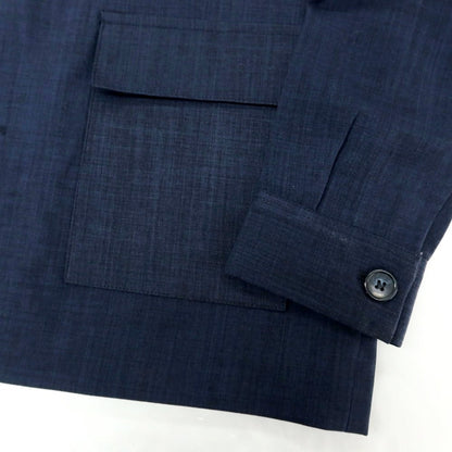 【新品】ガウディ GAUDI 26SS ポリエステル セットアップ スーツ ネイビー【 48 】【 状態ランクN 】【 メンズ 】