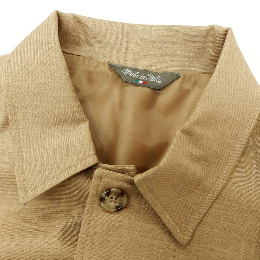 【新品アウトレット】ガウディ GAUDI 26SS ストレッチポリエステル セットアップ スーツ ベージュ【 48 】【 状態ランクN- 】【 メンズ 】