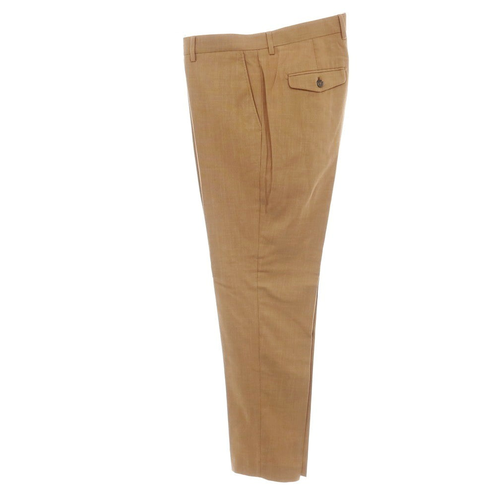 【新品】ガウディ GAUDI 26SS ストレッチポリエステル ダブルスーツ ライトブラウン【 50 】【 状態ランクN 】【 メンズ 】