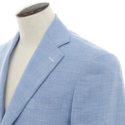 【新品】ガウディ GAUDI 26SS ストレッチポリエステル 2つボタンスーツ ライトブルー【 50 】【 状態ランクN 】【 メンズ 】