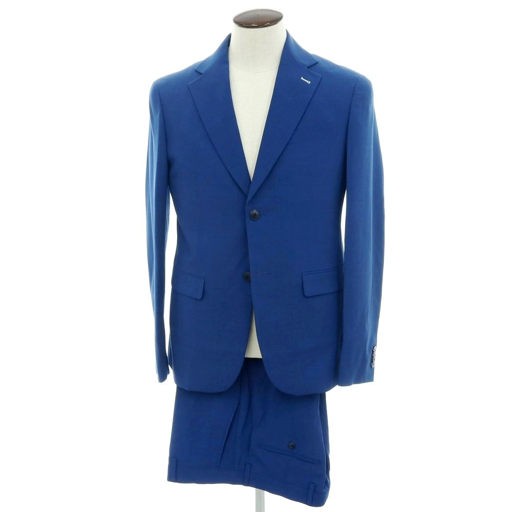 【新品】ガウディ GAUDI 26SS ストレッチポリエステル 2つボタンスーツ ダークブルー【サイズ50】【 状態ランクN 】【 メンズ 】[DPD]