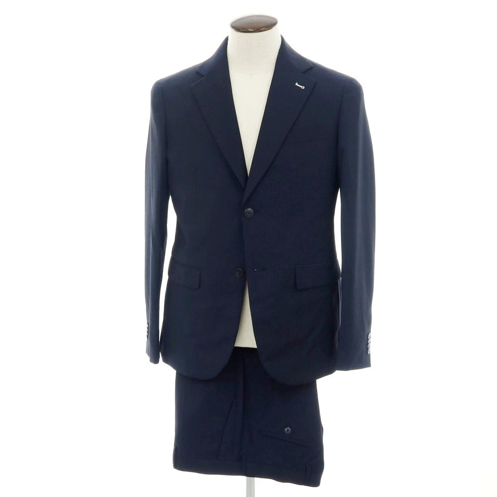 【新品】ガウディ GAUDI 26SS ストレッチポリエステル 2つボタンスーツ ネイビー【 50 】【 状態ランクN 】【 メンズ 】