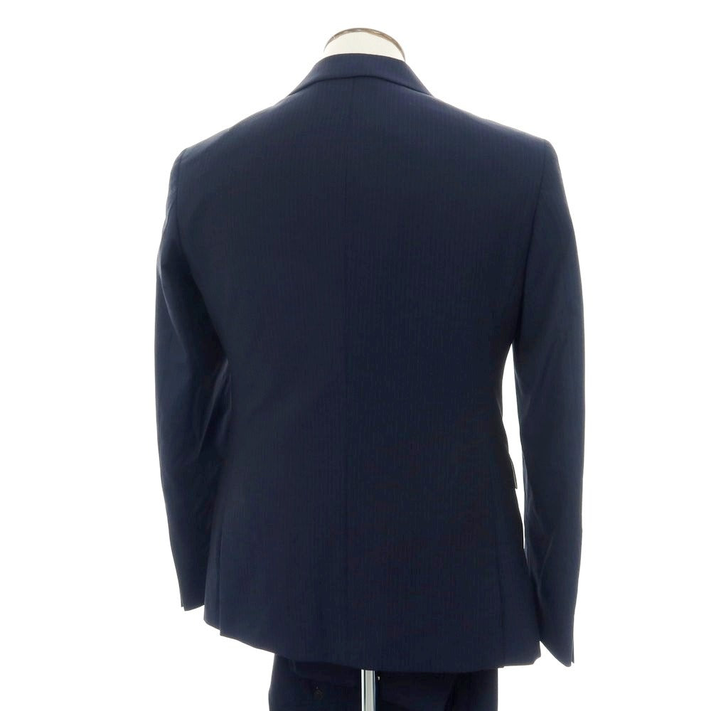 【新品】ガウディ GAUDI 26SS ストレッチポリエステル 2つボタンスーツ ネイビー【 50 】【 状態ランクN 】【 メンズ 】