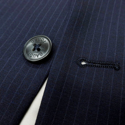 【新品】ガウディ GAUDI 26SS ストレッチポリエステル 2つボタンスーツ ネイビー【 50 】【 状態ランクN 】【 メンズ 】
