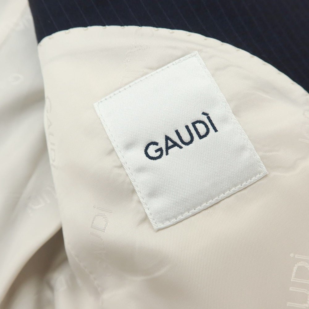 【新品】ガウディ GAUDI 26SS ストレッチポリエステル 2つボタンスーツ ネイビー【 50 】【 状態ランクN 】【 メンズ 】