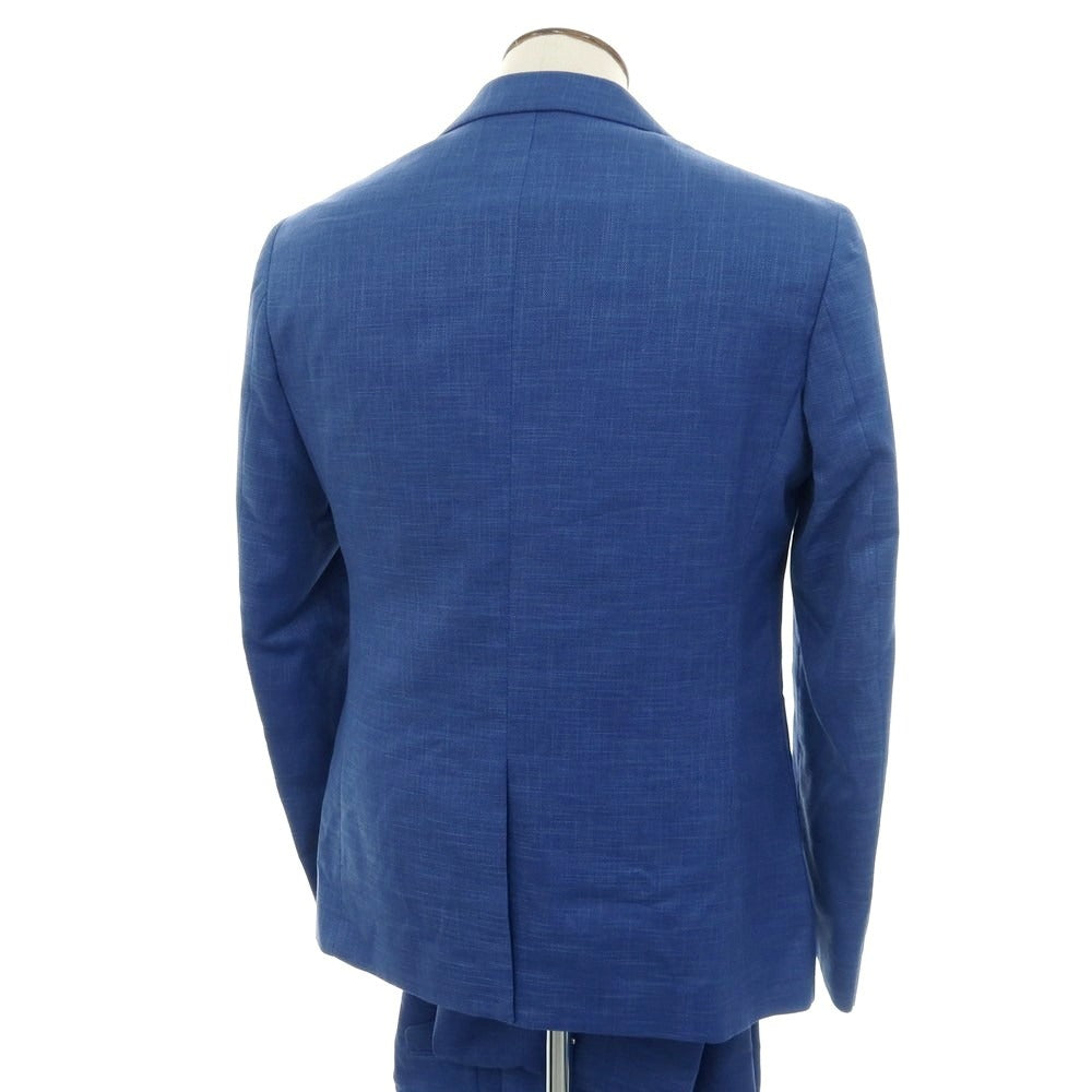 【新品】ガウディ GAUDI 26SS ストレッチポリエステル 2つボタンスーツ ダークブルー【 50 】【 状態ランクN 】【 メンズ 】