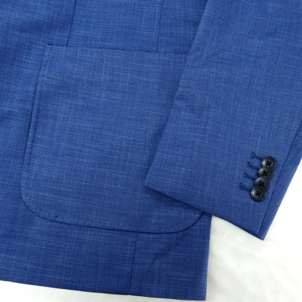 【新品】ガウディ GAUDI 26SS ストレッチポリエステル 2つボタンスーツ ダークブルー【サイズ50】【 状態ランクN 】【 メンズ 】[DPD]