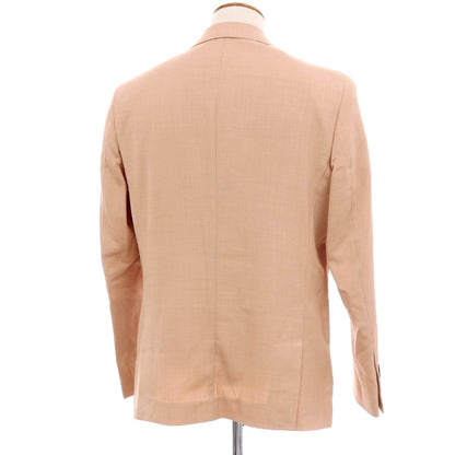 【新品】ガウディ GAUDI 26SS ポリエステルヴィスコース テーラードジャケット サーモン【 48 】【 状態ランクN 】【 メンズ 】