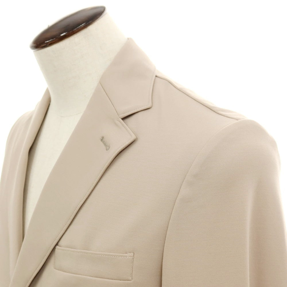 【新品】ガウディ GAUDI 26SS ナイロンレーヨンジャージー カジュアルジャケット ベージュ【 50 】【 状態ランクN 】【 メンズ 】