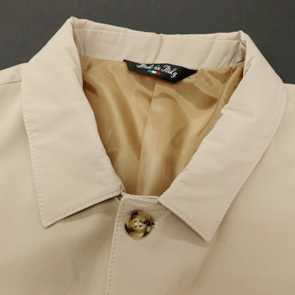 【新品】ガウディ GAUDI 26SS ナイロンレーヨンジャージー カジュアルジャケット ベージュ【 50 】【 状態ランクN 】【 メンズ 】