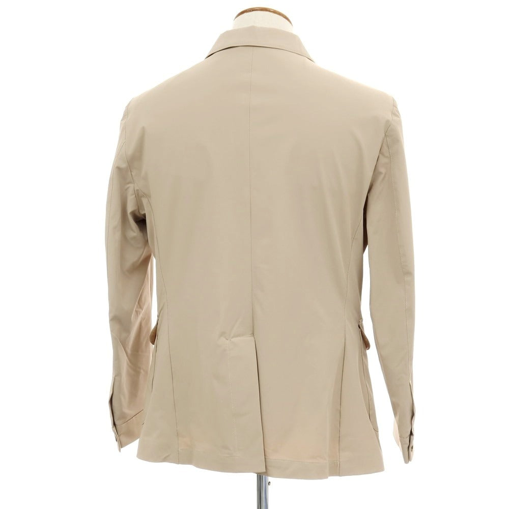 【新品アウトレット】ガウディ GAUDI 26SS ストレッチポリエステル カジュアルジャケット ベージュ【 48 】【 状態ランクN- 】【 メンズ 】