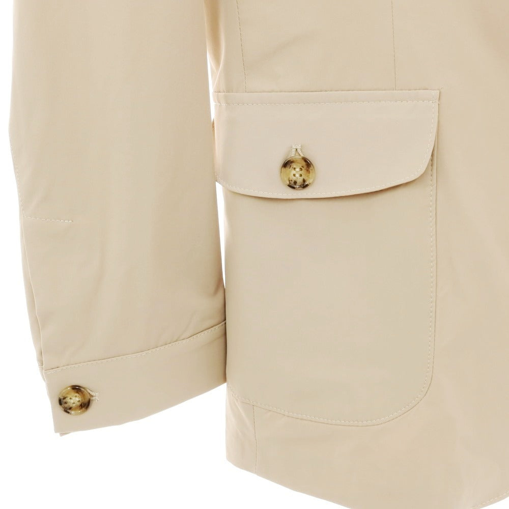 【新品アウトレット】ガウディ GAUDI 26SS ストレッチポリエステル カジュアルジャケット ベージュ【 48 】【 状態ランクN- 】【 メンズ 】