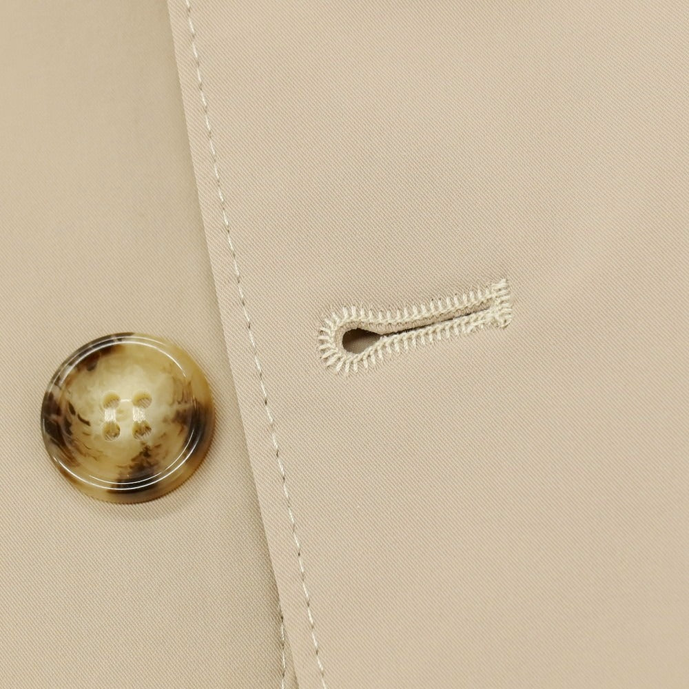 【新品アウトレット】ガウディ GAUDI 26SS ストレッチポリエステル カジュアルジャケット ベージュ【 48 】【 状態ランクN- 】【 メンズ 】