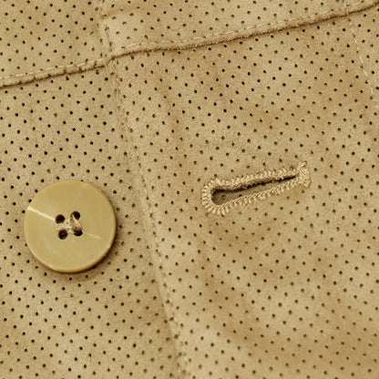 【新品アウトレット】ガウディ GAUDI 26SS エコスエード 26SS エコスエードブルゾン ベージュ【 L 】【 状態ランクN- 】【 メンズ 】