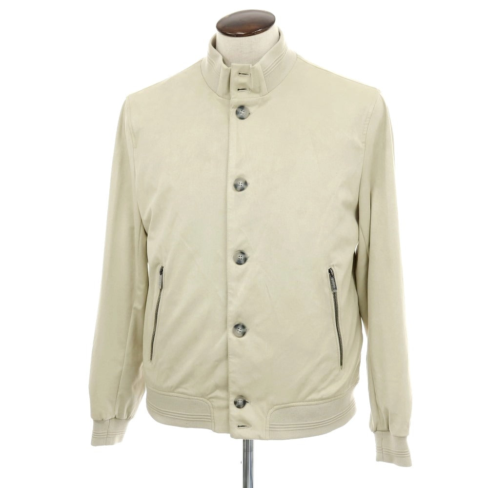 【新品アウトレット】ガウディ GAUDI 26SS エコスエードブルゾン ベージュ【 L 】【 状態ランクN- 】【 メンズ 】