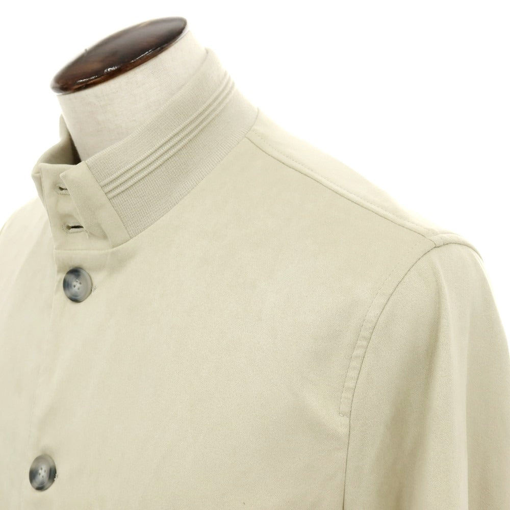 【新品アウトレット】ガウディ GAUDI 26SS エコスエードブルゾン ベージュ【 L 】【 状態ランクN- 】【 メンズ 】