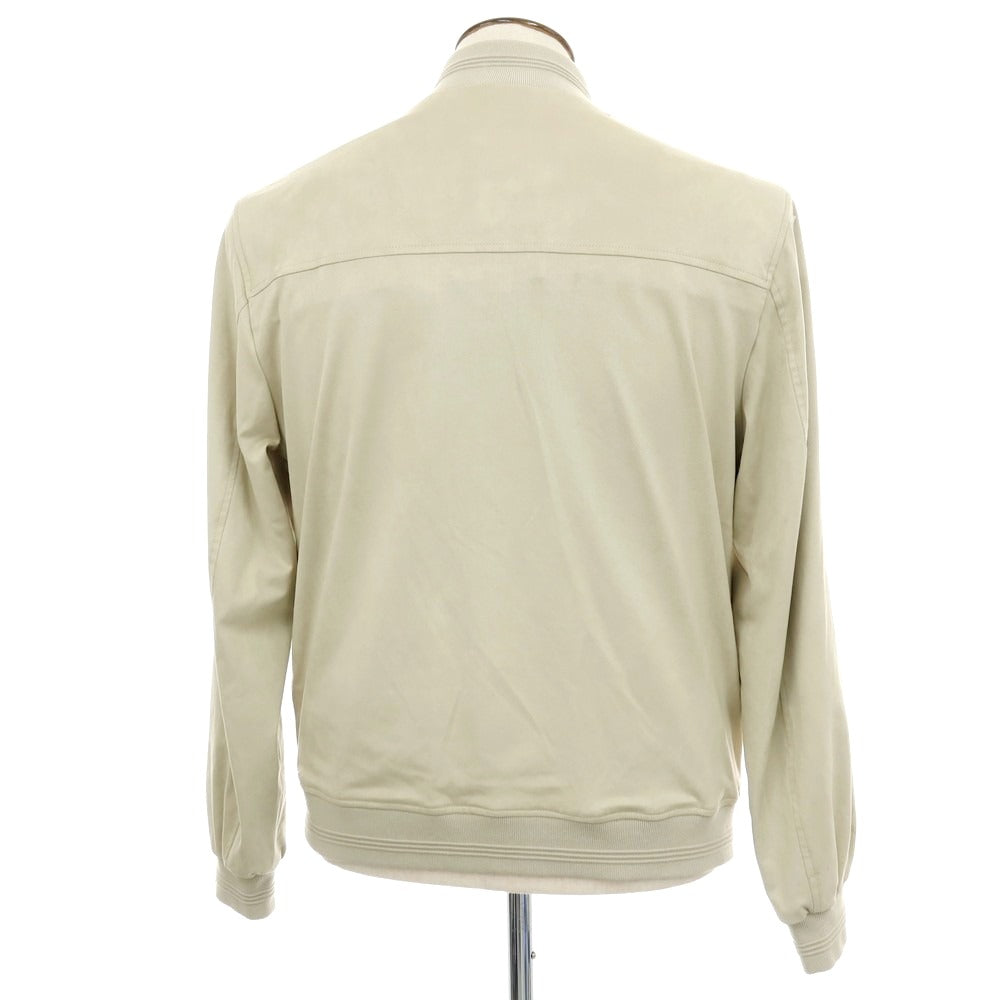 【新品アウトレット】ガウディ GAUDI 26SS エコスエードブルゾン ベージュ【 L 】【 状態ランクN- 】【 メンズ 】