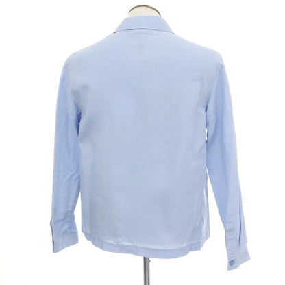 【新品アウトレット】ガウディ GAUDI 26SS リヨセルリネン ワークジャケット ライトブルー【 50 】【 状態ランクN- 】【 メンズ 】