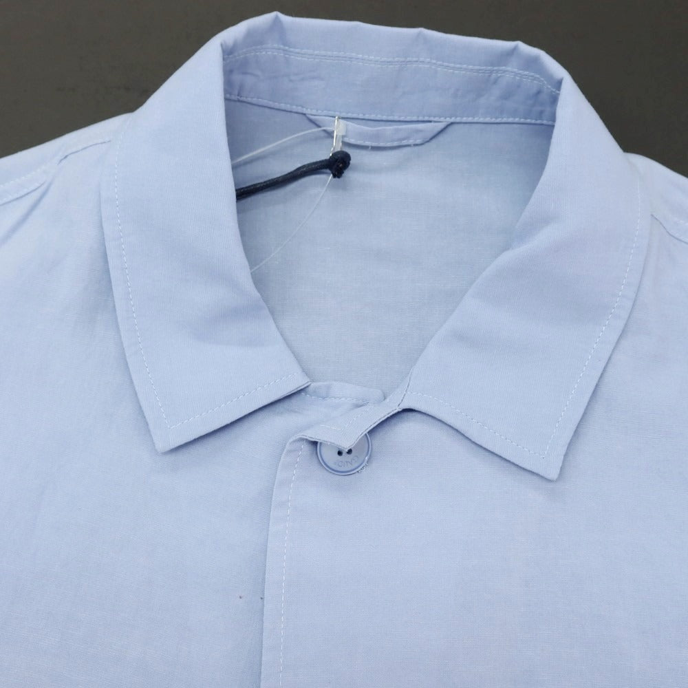 【新品アウトレット】ガウディ GAUDI 26SS リヨセルリネン ワークジャケット ライトブルー【 50 】【 状態ランクN- 】【 メンズ 】