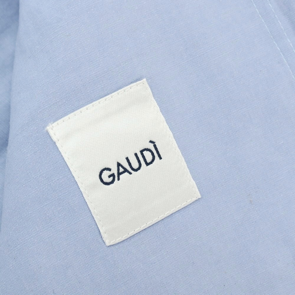 【新品アウトレット】ガウディ GAUDI 26SS リヨセルリネン ワークジャケット ライトブルー【 50 】【 状態ランクN- 】【 メンズ 】