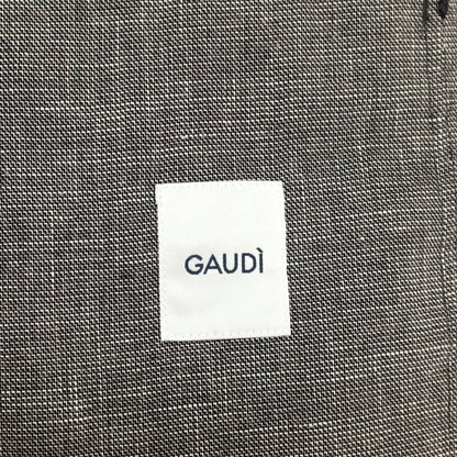 【新品】ガウディ GAUDI 26SS リネンコットン ワークジャケット ダークグレー【 50 】【 状態ランクN 】【 メンズ 】