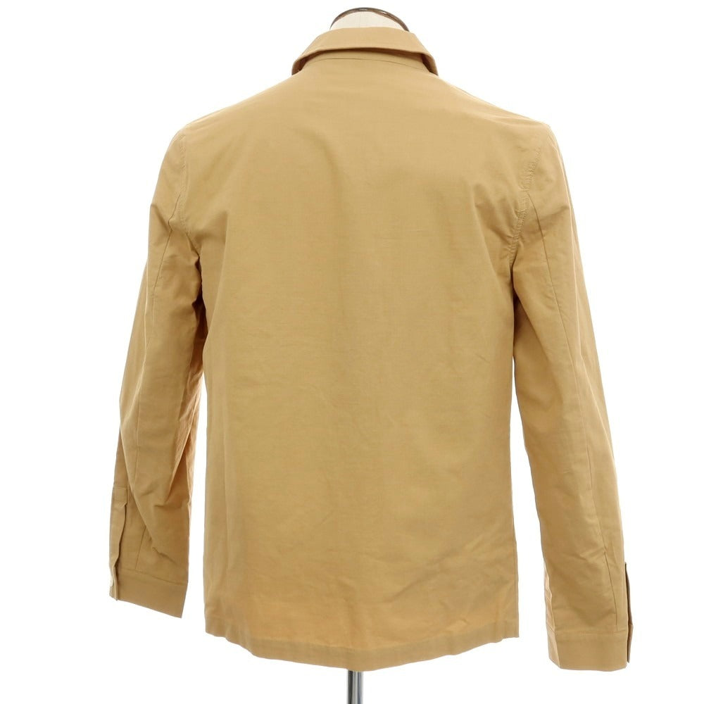 【新品】ガウディ GAUDI 26SS コットンリヨセル ワークジャケット キャメル【サイズL】【 状態ランクN 】【 メンズ 】[DPD]