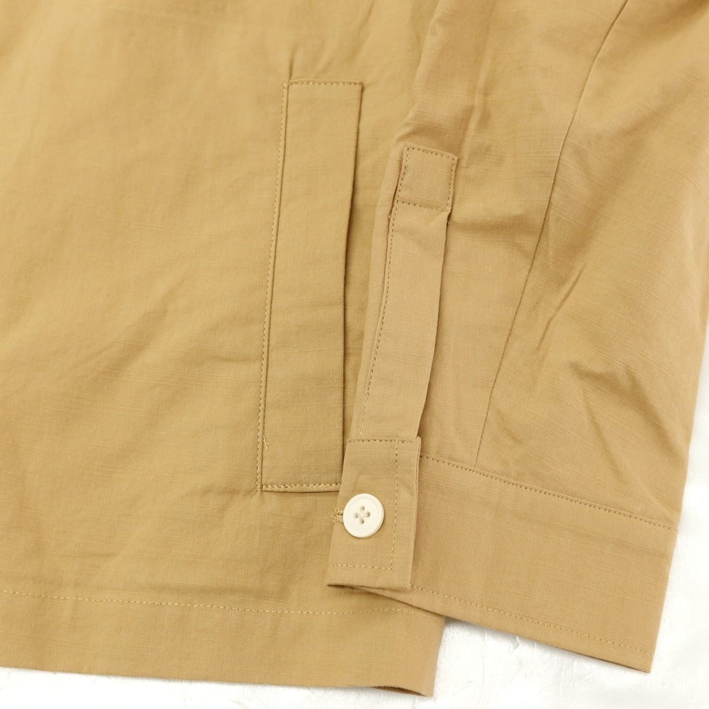 【新品】ガウディ GAUDI 26SS コットンリヨセル ワークジャケット キャメル【 L 】【 状態ランクN 】【 メンズ 】