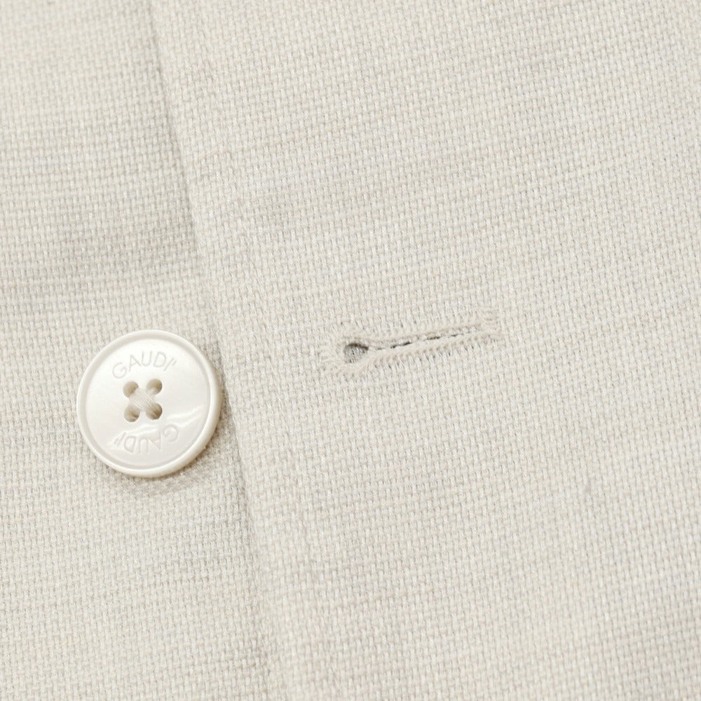 【新品】ガウディ GAUDI 26SS ポリエステル シャツブルゾン サンドベージュ【 50 】【 状態ランクN 】【 メンズ 】