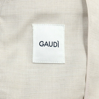 【新品】ガウディ GAUDI 26SS ポリエステル シャツブルゾン サンドベージュ【 50 】【 状態ランクN 】【 メンズ 】