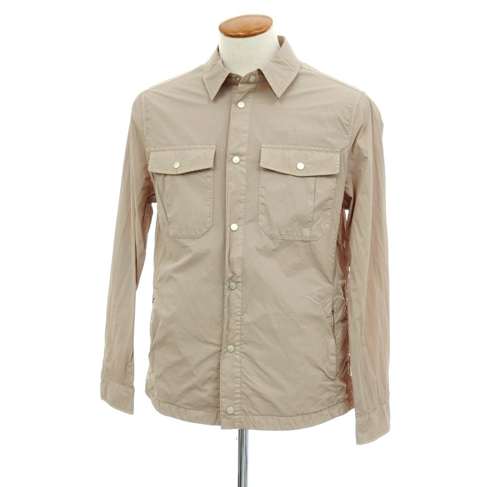 【新品】ガウディ GAUDI 26SS ナイロン シャツブルゾン ベージュ【 48 】【 状態ランクN 】【 メンズ 】