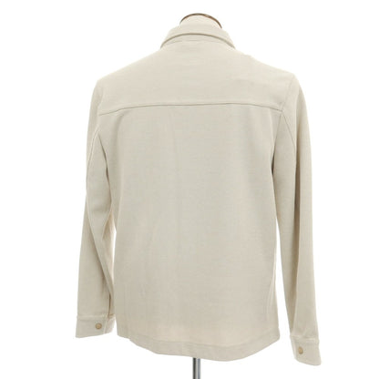 【新品】ガウディ GAUDI 26SS ポリエステルコットンジャージー シャツブルゾン ベージュ【 50 】【 状態ランクN 】【 メンズ 】