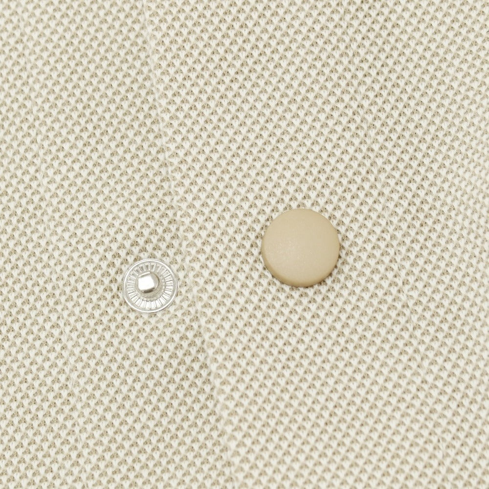 【新品】ガウディ GAUDI 26SS ポリエステルコットンジャージー シャツブルゾン ベージュ【 50 】【 状態ランクN 】【 メンズ 】