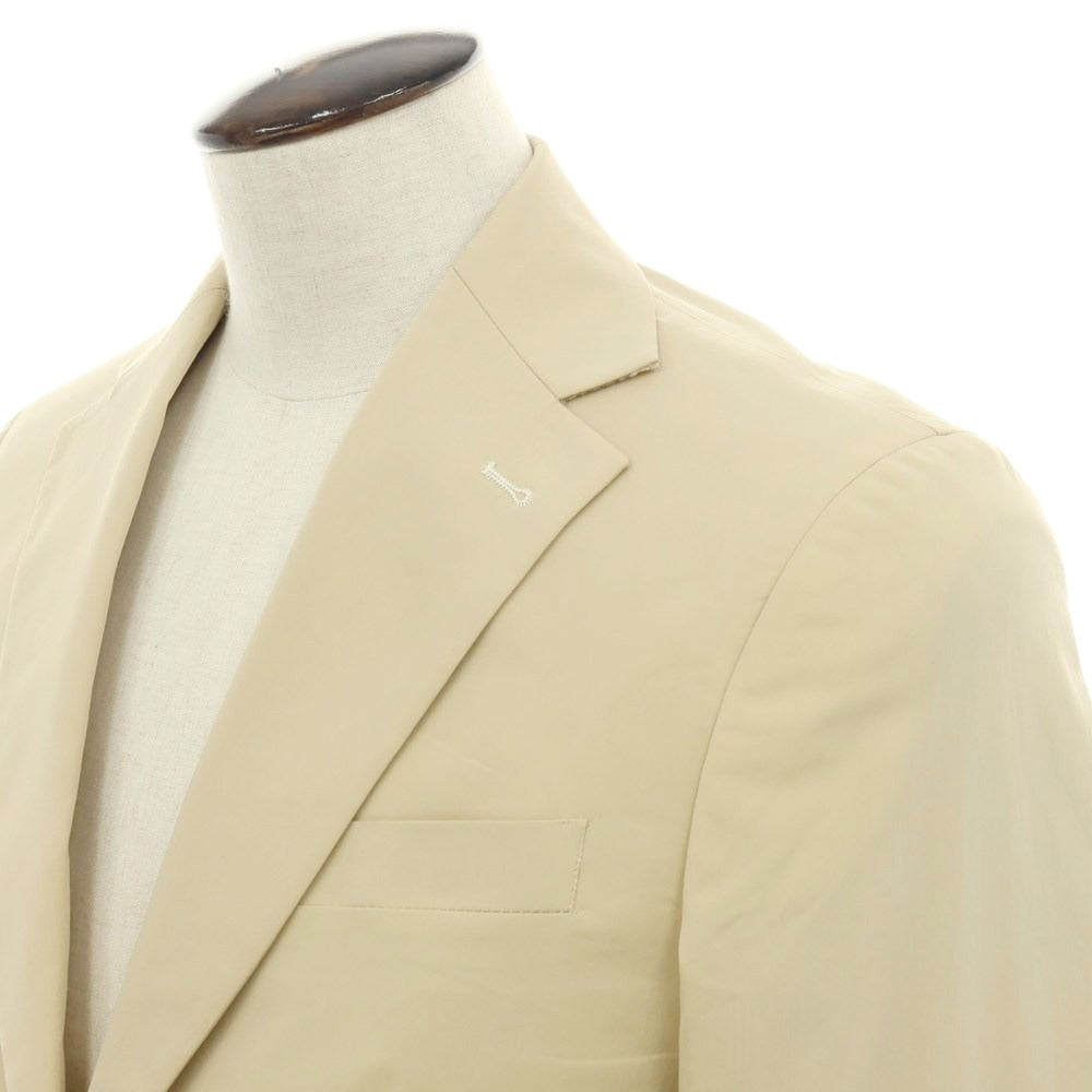 【新品アウトレット】ガウディ GAUDI 26SS ストレッチコットンナイロン 2つボタンスーツ ベージュ【サイズ50】【 状態ランクN- 】【 メンズ 】[DPD]
