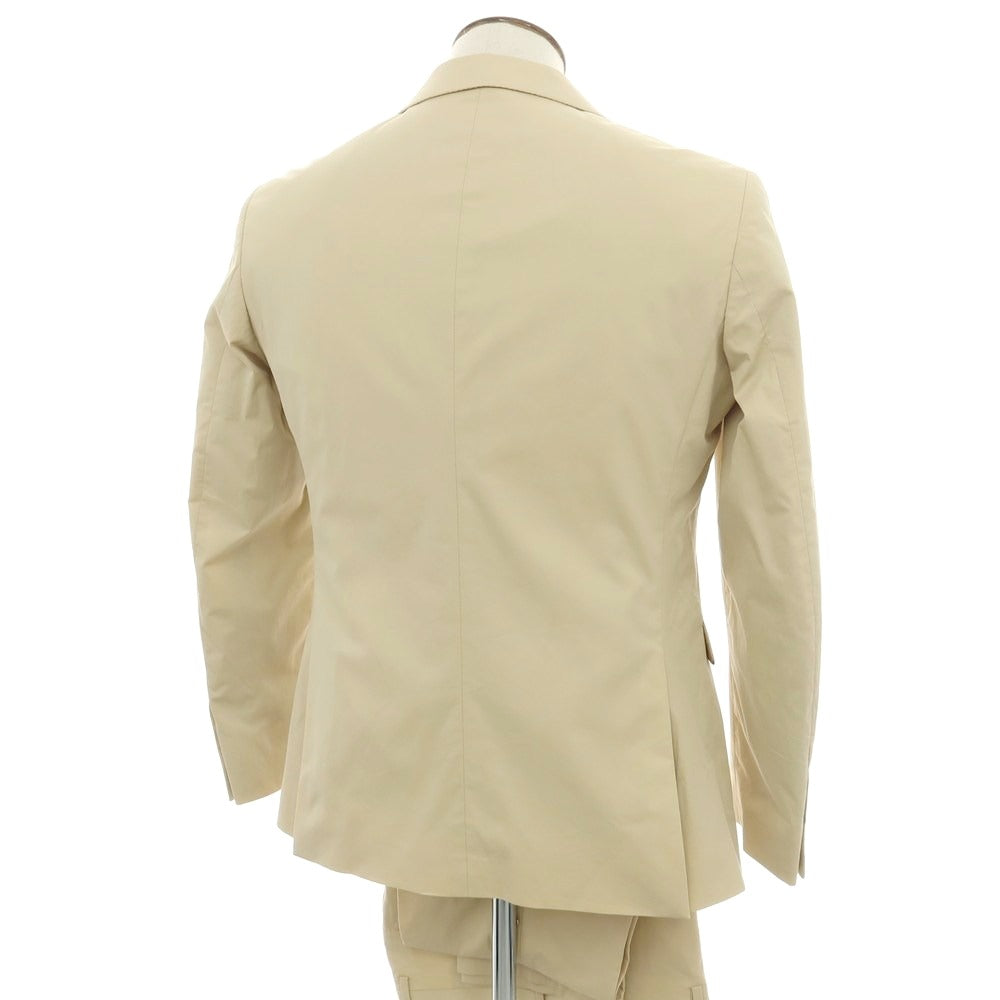 【新品アウトレット】ガウディ GAUDI 26SS ストレッチコットンナイロン 2つボタンスーツ ベージュ【 50 】【 状態ランクN- 】【 メンズ 】