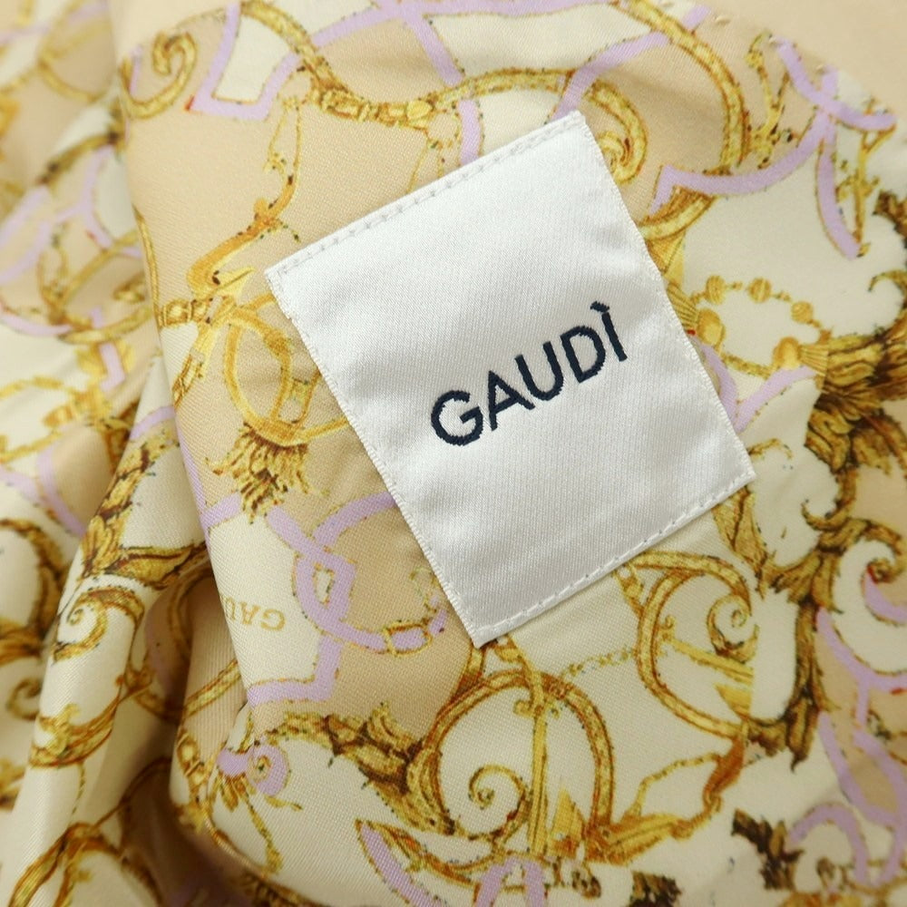 【新品アウトレット】ガウディ GAUDI 26SS ストレッチコットンナイロン 2つボタンスーツ ベージュ【サイズ50】【 状態ランクN- 】【 メンズ 】[DPD]