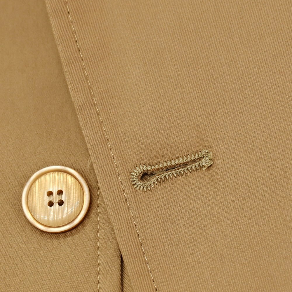 【新品】ガウディ GAUDI 26SS コットンナイロン テーラードジャケット ブラウン【 48 】【 状態ランクN 】【 メンズ 】