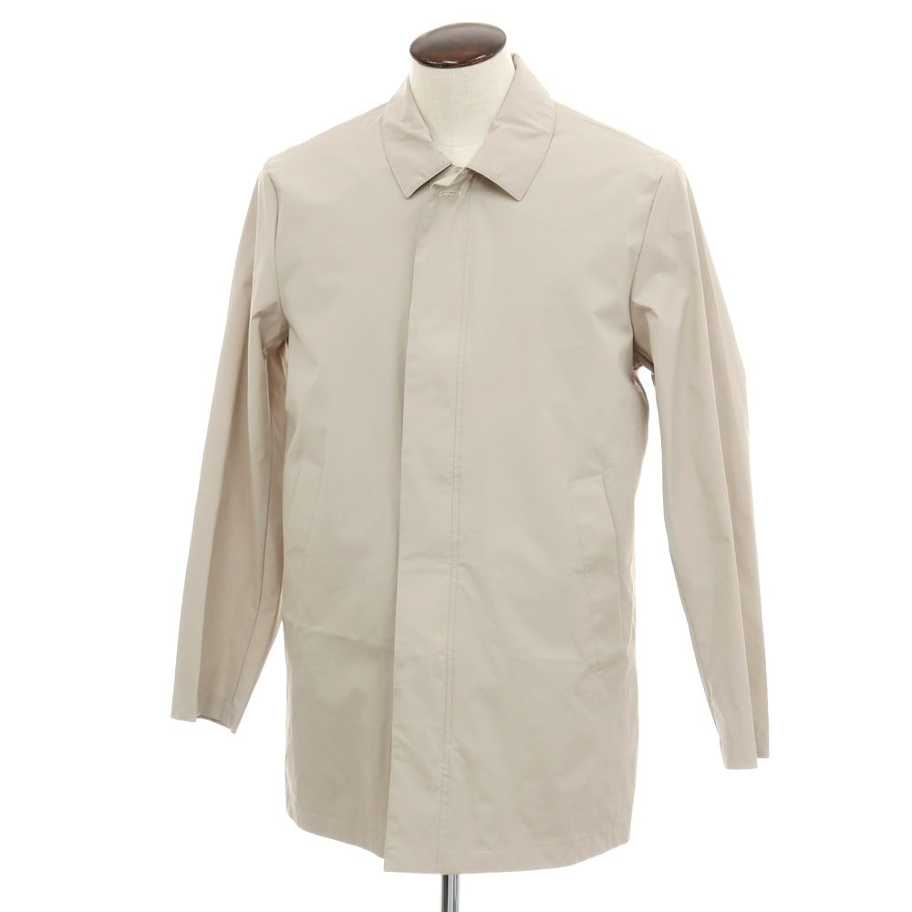 【新品】ガウディ GAUDI 26SS ストレッチナイロン ステンカラーコート ベージュ系【サイズL】【 状態ランクN 】【 メンズ 】[DPD]