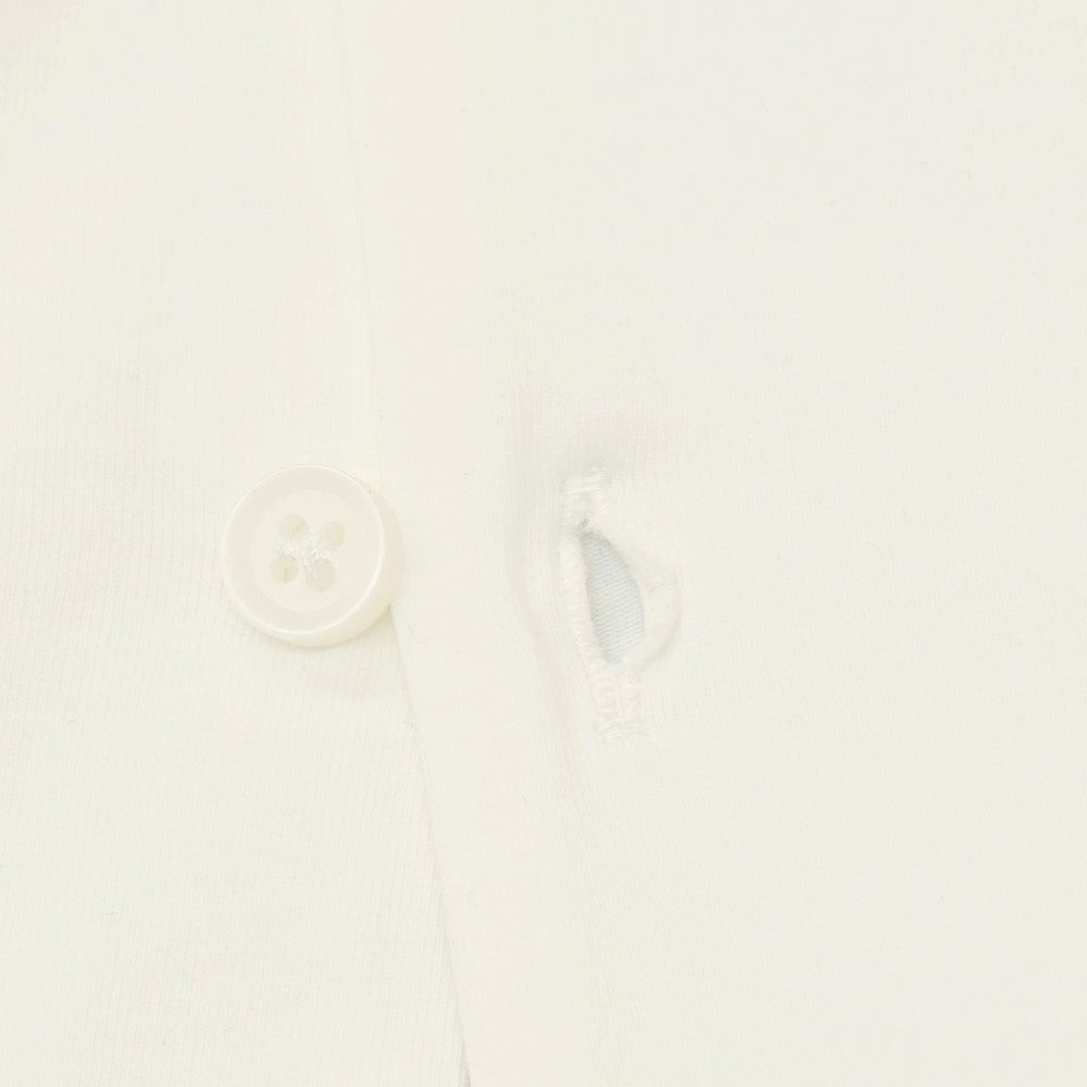 【新品アウトレット】ガウディ GAUDI ストレッチ コットン オープンカラー 半袖シャツ ホワイト【サイズM】【 状態ランクN- 】【 メンズ 】