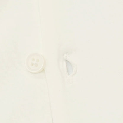 【新品アウトレット】ガウディ GAUDI ストレッチ コットン オープンカラー 半袖シャツ ホワイト【サイズM】【 状態ランクN- 】【 メンズ 】