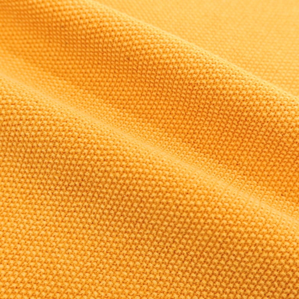 【新品】ガウディ GAUDI ハイゲージ コットン クルーネック プルオーバーニット オレンジ【 L 】【 状態ランクN 】【 メンズ 】