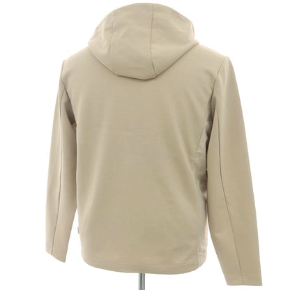 【新品】ガウディ GAUDI コットンポリエステルジャージー×ナイロン ジップアップ パーカー ベージュ【 L 】【 状態ランクN 】【 メンズ 】