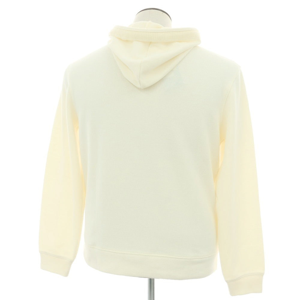 【新品アウトレット】ガウディ GAUDI コットンポリエステル プルオーバー パーカー アイボリー【 L 】【 状態ランクN- 】【 メンズ 】